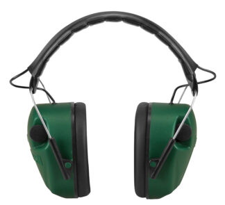 Caldwell E-Max Electronic Over-the-Head Hearing Protection, Green/Black, NRR 25