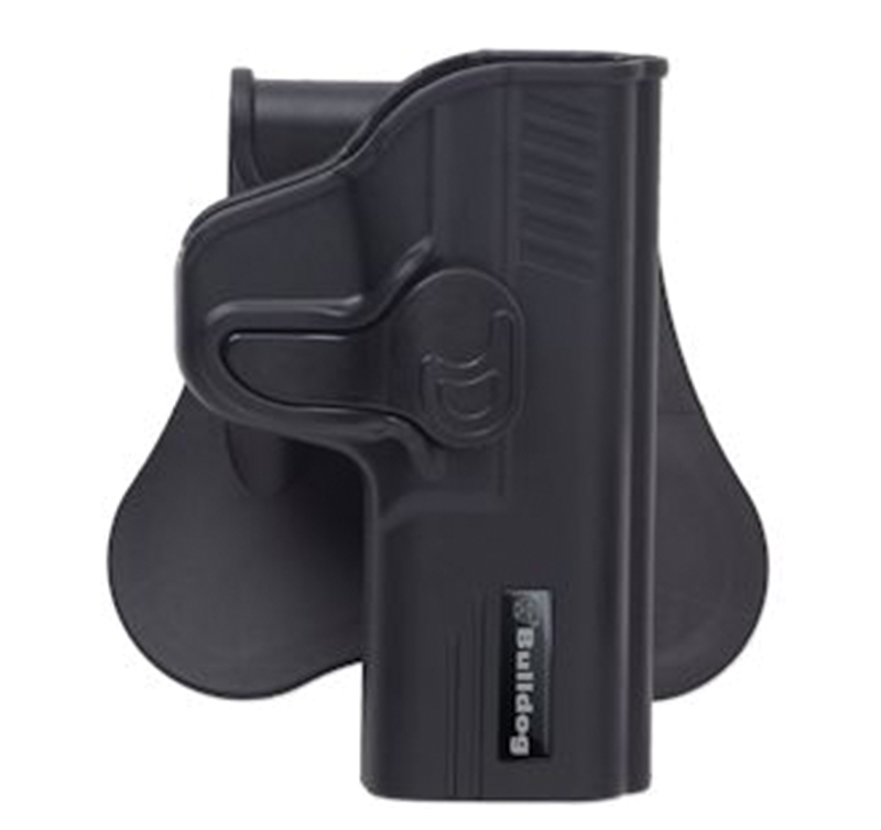 Bulldog Cases Rapid Release Paddle Holster for Ruger LCP & Kel-Tec P-3AT (Polymer, Black)