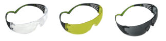 3M Peltor SecureFit 400 Sport Shooting Glasses 3-Pack Clear/Amber/Gray Anti-Fog