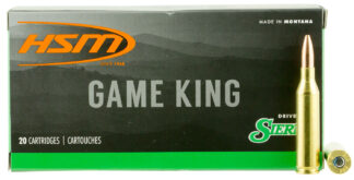 HSM 243 Win 85 gr Sierra GameKing Hollow Point Boat-Tail (HPBT) 20 Rounds