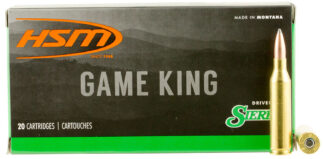 HSM .243 Winchester 100 gr GameKing Spitzer Boat Tail Hunting Ammo
