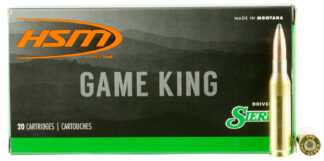 HSM 7mm-08 Remington Game King 150 gr SBT Boat Tail Spitzer Hunting Ammo