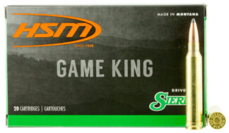 HSM Game King .300 Winchester Magnum 180 gr Sierra GameKing Spitzer Boat Tail, 20 Rounds