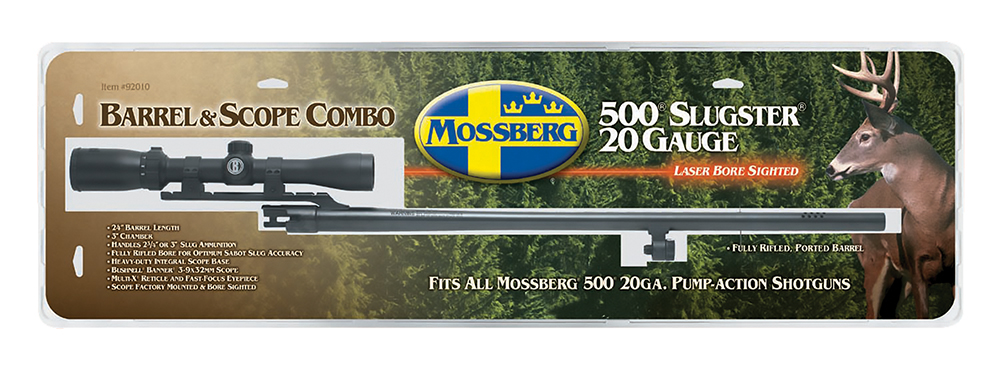 Mossberg 92010 OEM 20 Gauge 24 in Blued Slug Barrel with Cantilever Mount