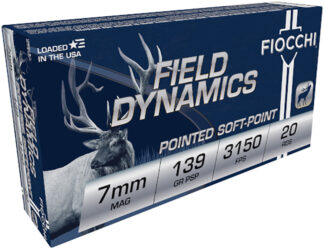 Fiocchi 7mm Remington Magnum 139 gr PSP 20 Rounds