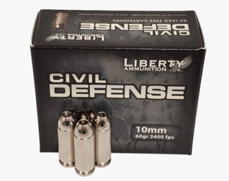 Liberty Civil Defense 10mm 60 gr Copper Monolithic Fragmenting Hollow Point 20 Rounds