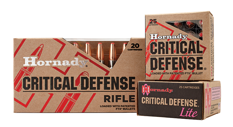 Hornady Critical Defense .223 Rem/5.56 NATO 55gr FTX FlexTip Brass, 20 Rounds Per Box