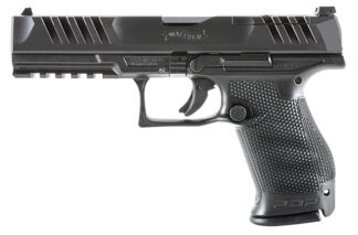 Walther PDP Compact Striker-Fired Semi-Auto Pistol, 9mm, 5 in Barrel, Black Polymer