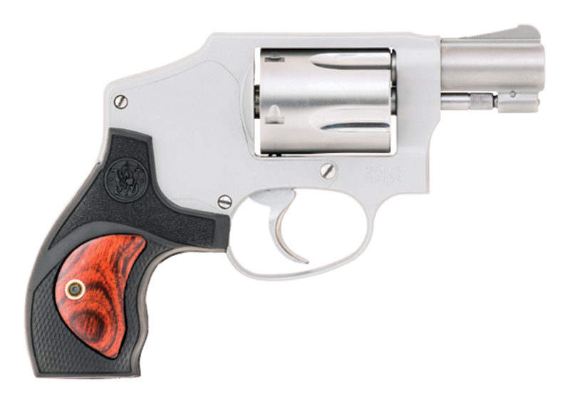 Smith & Wesson Model 642 .38 Special Double-Action Revolver 1.875 in Stainless, 5 Rounds Two-Tone