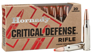 Hornady Critical Defense .308 Win 155 gr FlexTip FTX Rifle Ammo, 20 Rounds