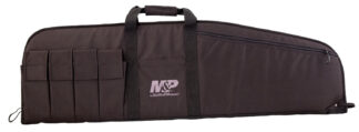 M&P Accessories 110015 Duty Series Medium Rifle/Shotgun Case, Black Nylon, Foam Padding
