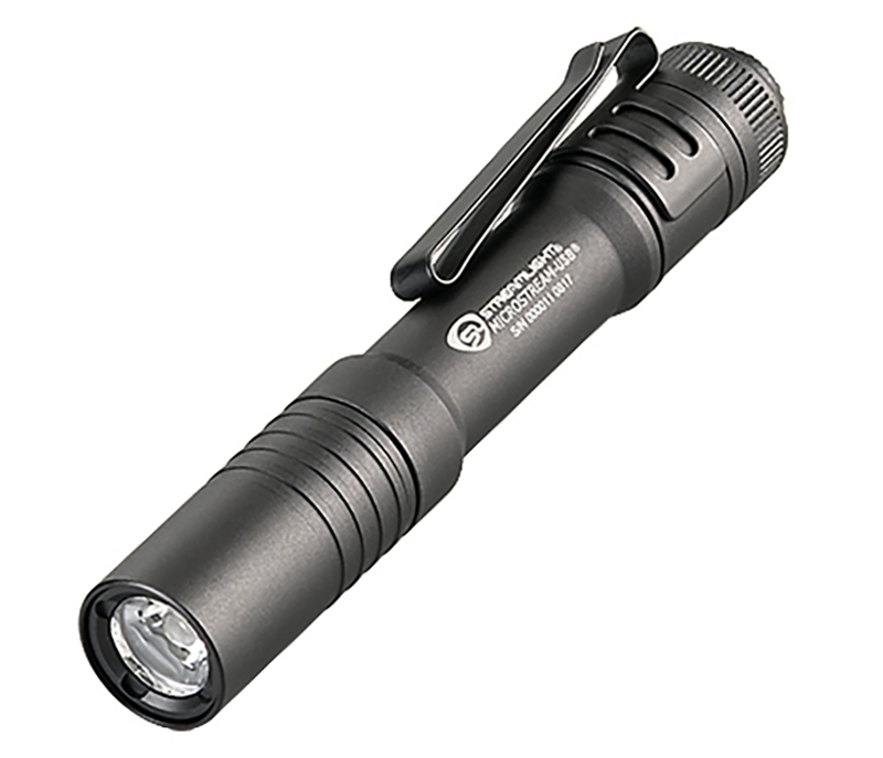 Streamlight Microstream USB Pocket Light, 250 Lumens, Black Clam