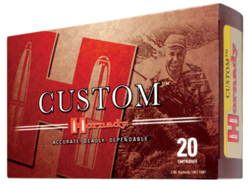 Hornady Match .308 Win 168gr BTHP Ammo, 20 Rounds, Brass Cases
