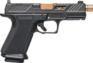 Shadow Systems MR920 9mm 4.5 in Threaded Bronze Elite Slide Optic-Ready Night Sights, Black