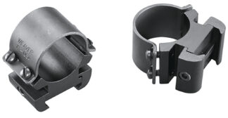 Weaver Sure Grip Windage Adjustable Scope Ring Set, Matte Black, 1in High