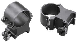 Weaver Sure Grip Detachable Rings 1" Extra High Quick Detach Matte Black