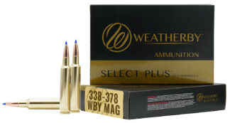 Weatherby Select Plus .338-378 Weatherby Magnum 225 gr Barnes TTSX 20 Rounds