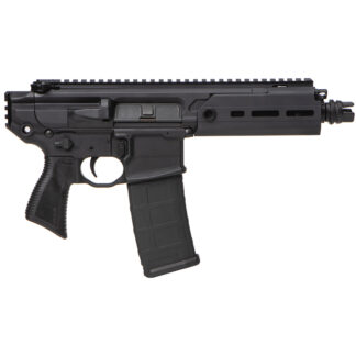 SIG Sauer PMCX Rattler 5.56 NATO 5.5 in Black AR Pistol, Folding PCB Stock, 30 Rounds