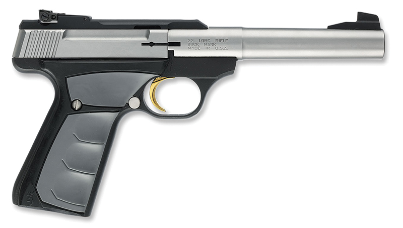 Browning Buck Mark Camper UFX .22 LR 5.5 in Stainless Serrated Slide 10+1 Rounds