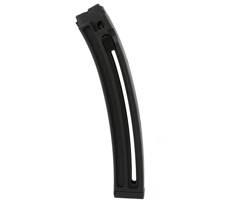 Heckler & Koch MP5 .22 LR 25-Round Magazine, Black Polymer