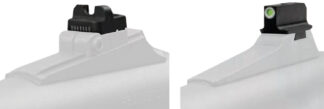 Truglo TG231R3W Tritium Pro Night Sights (Front/Rear Set) Green Tritium, White Outline