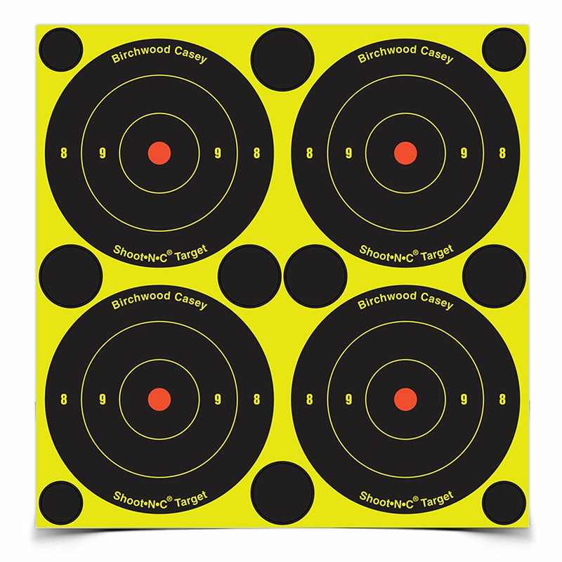 Birchwood Casey Shoot-N-C 3 in Bullseye Self-Adhesive Target, 240 Pack