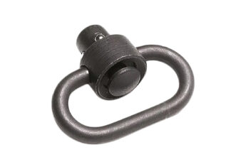 Wilson Combat Heavy Duty Push Button QD Sling Swivel, 1.25 in, Black Phosphate