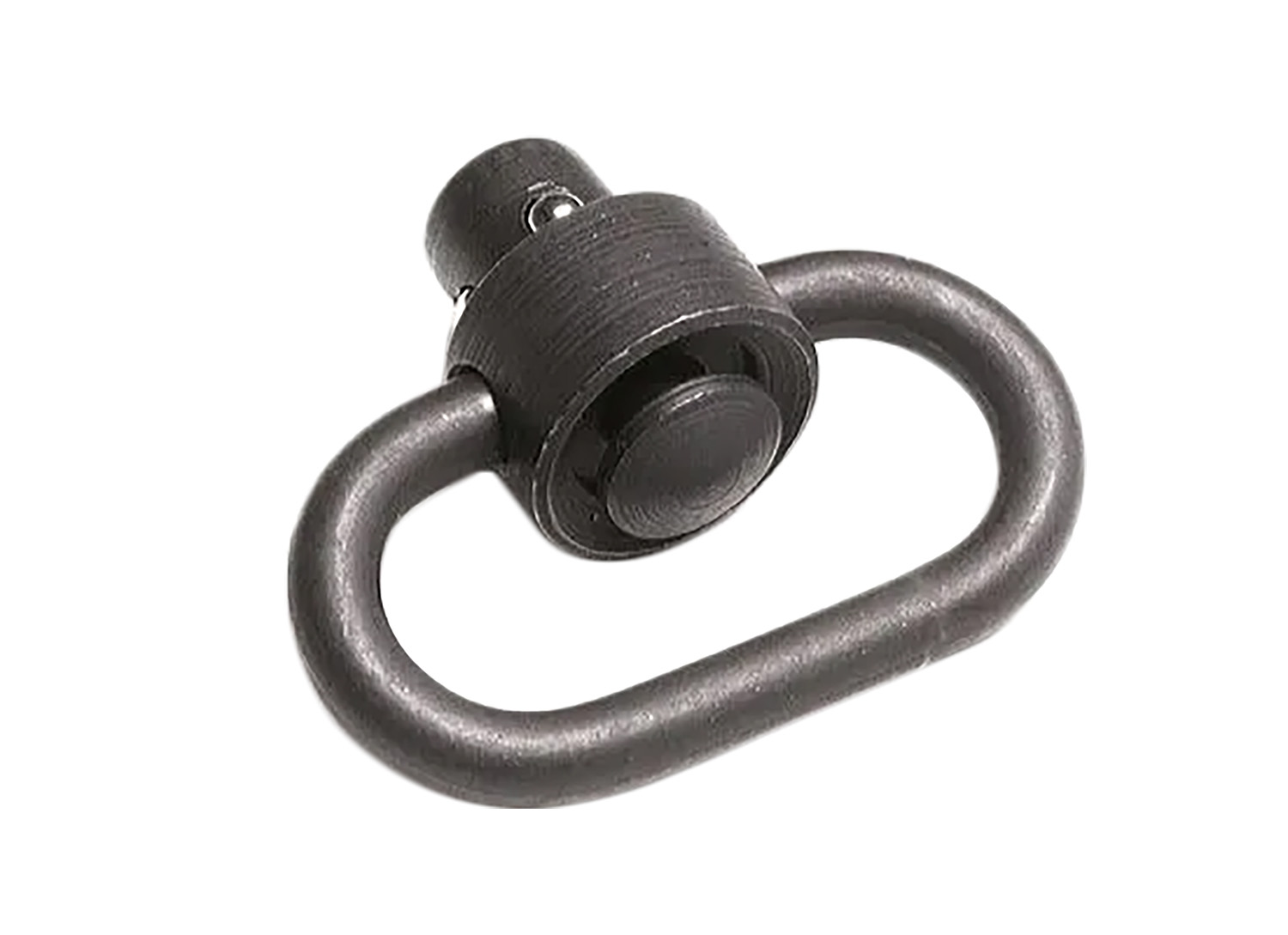Wilson Combat Heavy Duty Push Button QD Sling Swivel, 1.25 in, Black Phosphate