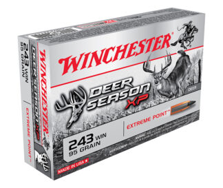 Winchester DeerSeason XP .243 Winchester 95 Grain Poly Tip Ammo, 20 Rounds Per Box