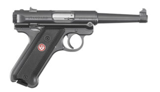Ruger Mark IV Standard Single Action Semi-Auto Pistol, .22 LR, 4.75 in Barrel