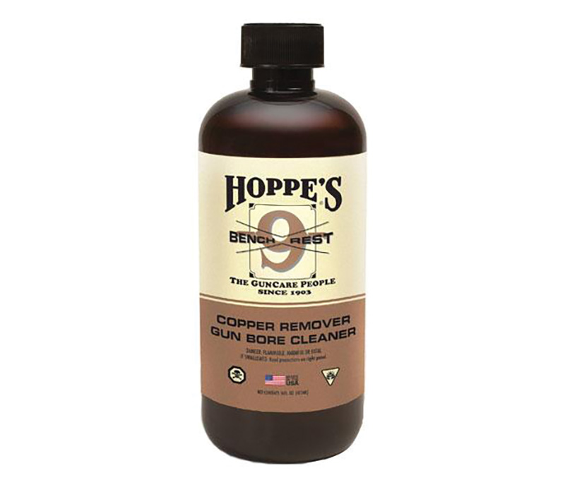 Hoppes No. 9 Bench Rest Copper Solvent Liquid 16 oz Gun Bore Cleaner