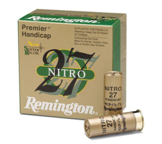 Remington Premier Nitro 27 Target Load 12 Gauge 2.75 in 1 oz #7.5 Shot 25 Rounds