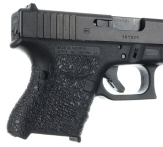 Talon Armament 116R Adhesive Grip, Glock 26/27/28/33/39 Gen4, Black Textured Rubber