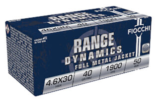 Fiocchi 4.6x30mm H&K 40 Gr FMJ 50 Rounds