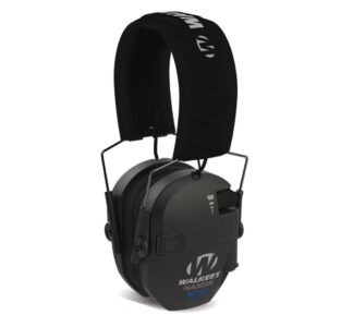 Walkers Razor X-TRM Digital Electronic Earmuff, Over-the-Head, Black