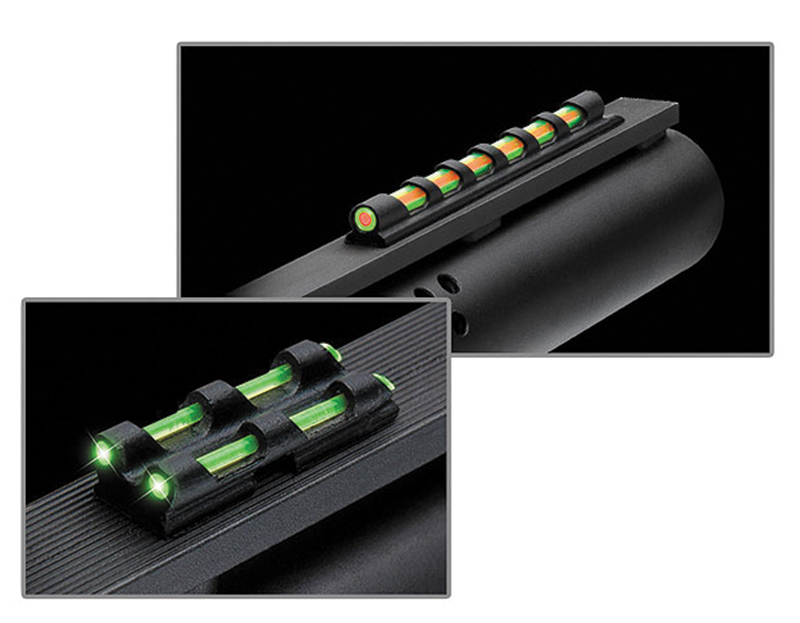 Truglo Gobble-Dot TG94D Dual-Color Fiber Optic Front/Rear Sight Set