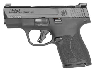 Smith & Wesson M&P Shield Plus 9mm Semi-Auto, 3.1 in, 10+1 Rounds, Black Armornite