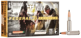 Federal Premium 6.5mm Creedmoor 120 gr Trophy Copper 20 Rounds