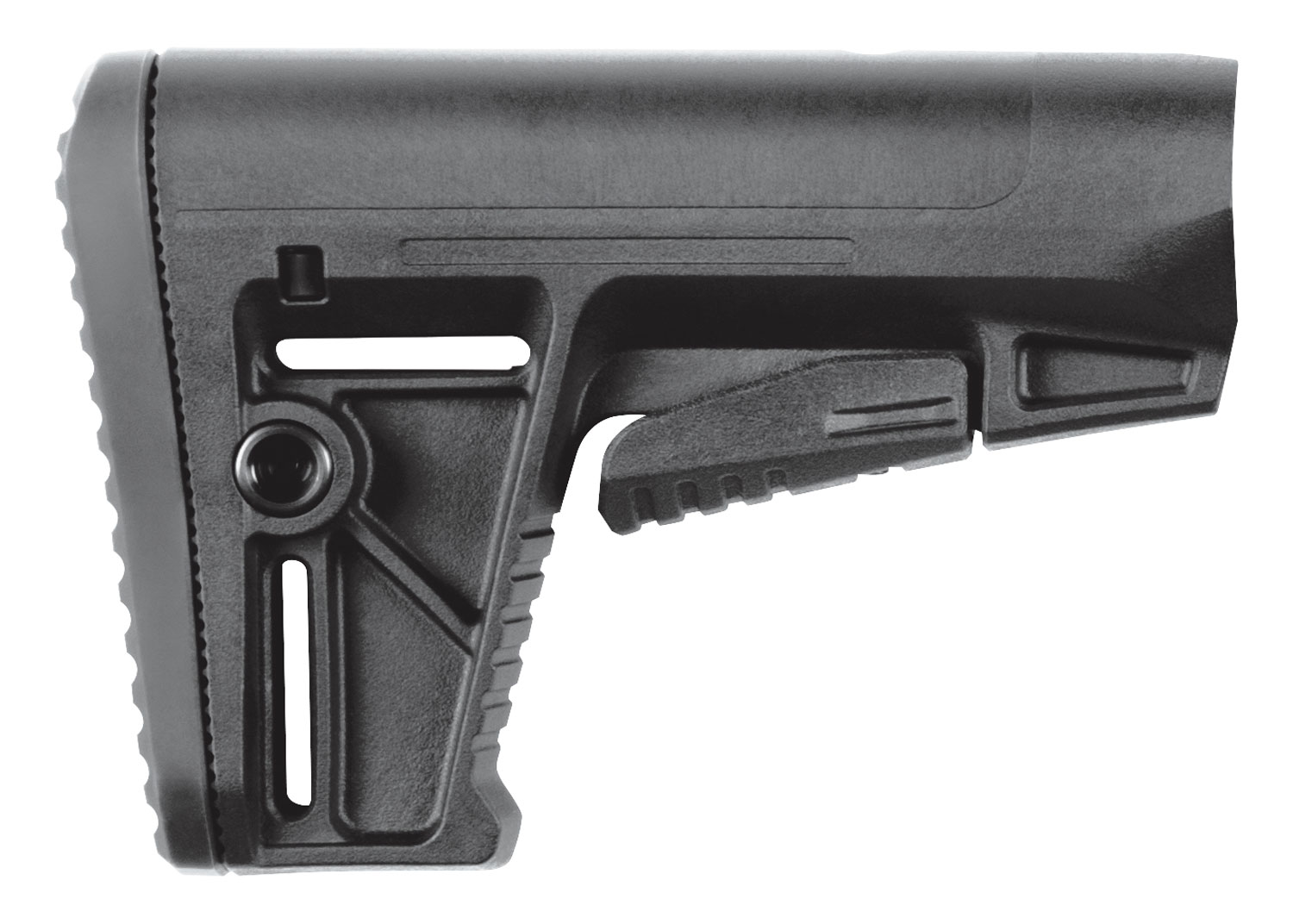 Kriss TDI DS150 Buttstock for AR Milspec Buffer Tube, Black Synthetic
