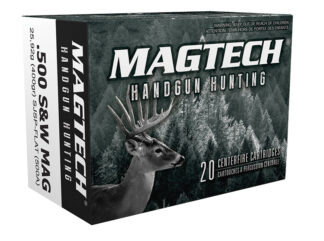 Magtech 500 S&W Magnum 400 gr SJSP Flat 20 Rounds Per Box
