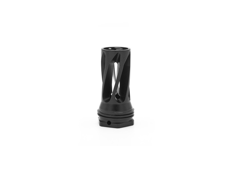 HUXWRX Safety Company Flash Hider QD 6mm, 5/8x24 Thread Pitch, Black
