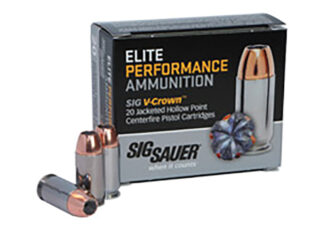 SIG Sauer Elite V-Crown .40 S&W 165 gr JHP 50 Rounds