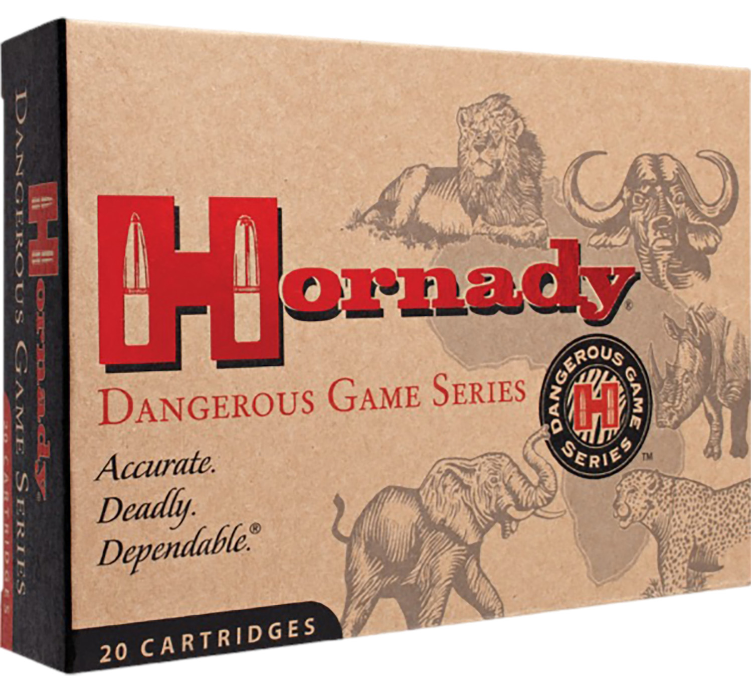 Hornady 8265 Dangerous Game .416 Rigby 400 gr DGX/DGS 20 Rounds Per Box