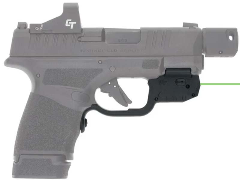 Crimson Trace Laserguard Green Laser Sight for Springfield Hellcat