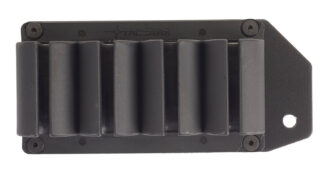 TacStar 1081130 SideSaddle Rem 870/1100/1187 20 Gauge 4rd Black Polymer w/Aluminum Mounting Plate