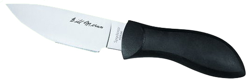 Spyderco FB02P Moran 3.88 in Fixed Drop Point Plain Blade, VG-10 SS, Black FRN