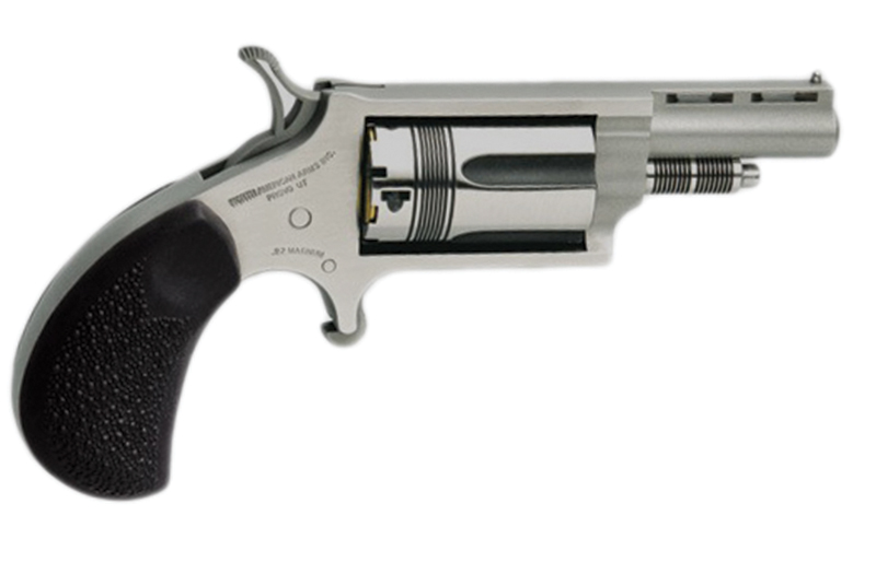 North American Arms the Wasp .22 Magnum 1.625 in Stainless Single Action Revolver, 5 Rounds