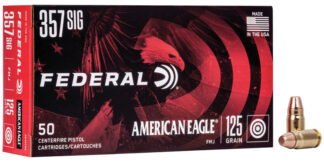 Federal American Eagle .357 Sig 125 Grain FMJ 50-Round Box