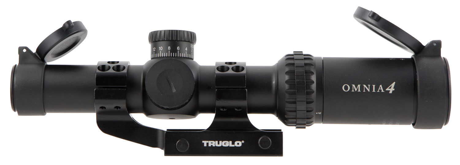 TRUGLO OMNIA 1-4x24mm Illuminated APTR 30mm Tube Tactical Scope with APTUS M-1 Mount