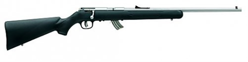 Savage MKII-FSS .22 LR Bolt Action Rifle, 21 in Barrel, 10+1, Black Synthetic Stock